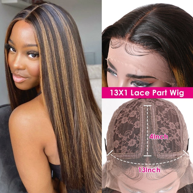 Burgundy Brazilian Straight Remy Human Hair 13x4 Pre Plucked Lace Front Wig 150% Density