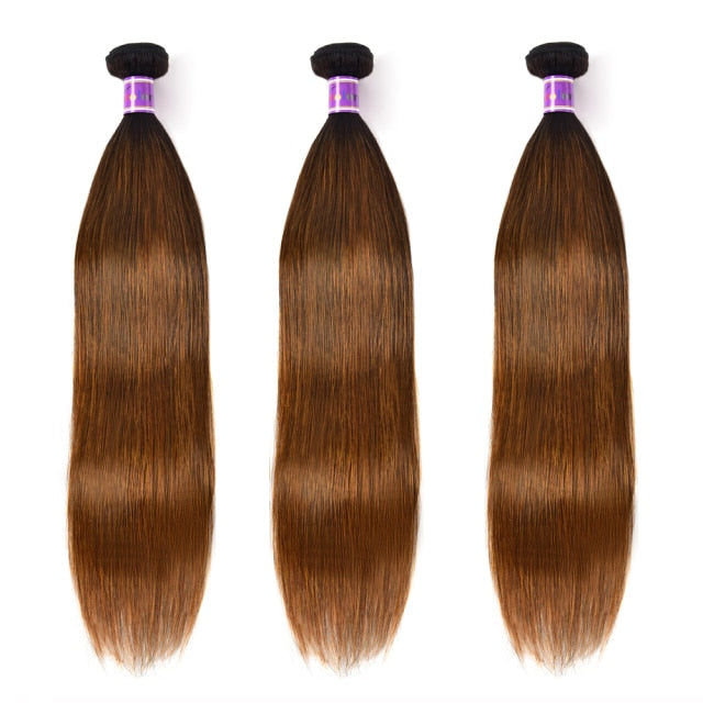 Malaysian Bone Straight Human Hair Bundle Extensions 8-30 Inches