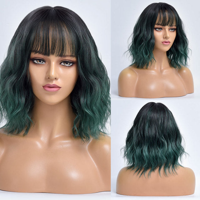 Ombre Grey Synthetic Heat Resistant Lace Wig